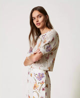 Camisola Floral Twin-Set