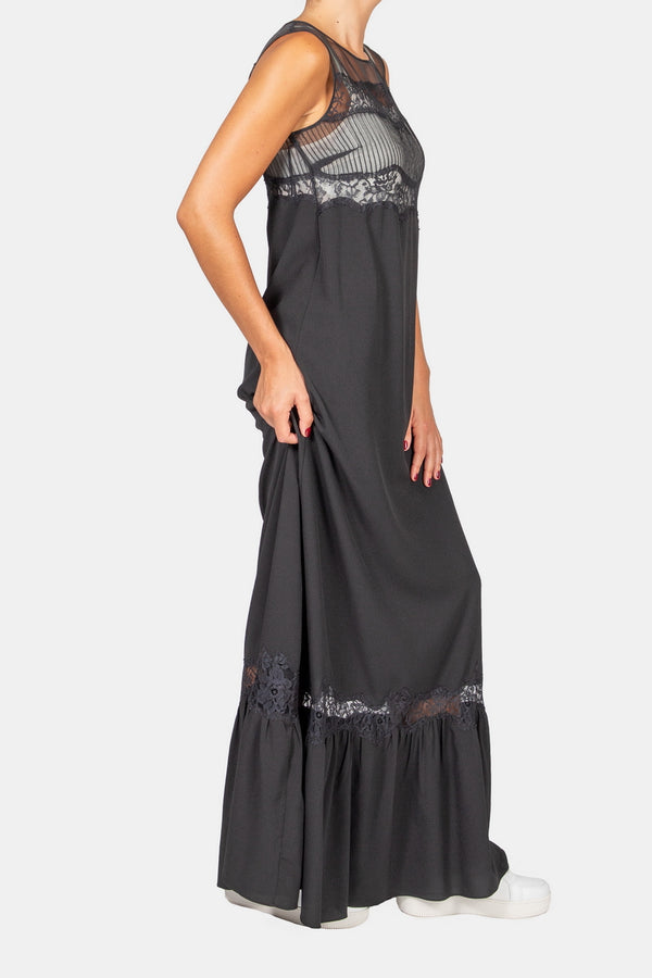 Vestido Maxi Renda Twin-Set